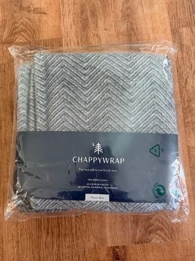 NWT Chappywrap Bayside Herringbone Pillow Covers